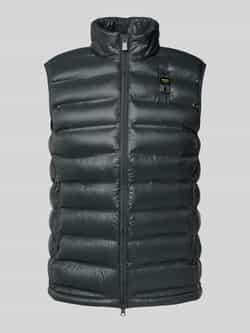 Blauer Usa Bodywarmer met opstaande kraag en tweewegsritssluiting