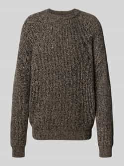 Christian Berg Men Gebreide pullover in gemêleerde look