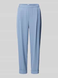 Jake*s Collection Relaxed fit stoffen broek met elastische band