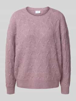Vila Gebreide pullover met structuurmotief model 'LASSIA'