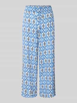 Christian Berg Woman Straight leg culotte met tunnelkoord