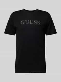 Guess T-shirt met labelstitching