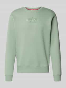 Alpha industries Sweatshirt met logo en ronde hals