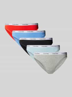 Calvin Klein Underwear Slip met elastische band met label in een set van 5 stuks