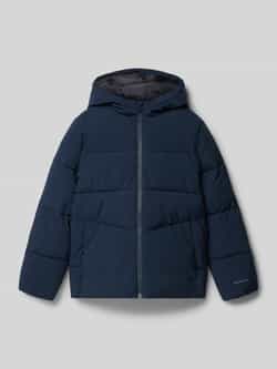 jack & jones Regular fit gewatteerd jack met logoprint model 'Global'