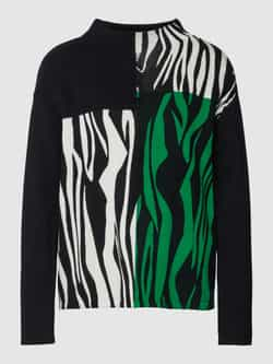 Betty Barclay Gebreide pullover met all-over motief