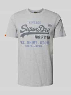 Superdry Relaxed fit T-shirt met labelprint
