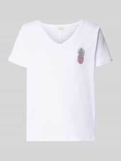Milano italy Regular fit T-shirt van puur katoen