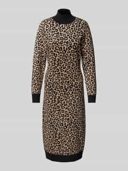 Vero Moda Slim fit gebreide jurk met opstaande kraag model 'ARIA'