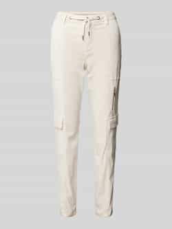 Monari Slim fit cargobroek met tunnelkoord