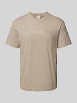 CK Calvin Klein T-shirt met labelstitching model 'EMBROIDERY'