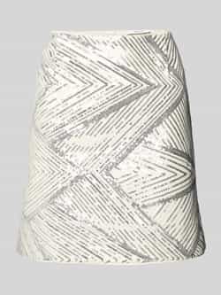 Gestuz Gouden Pailletten Nauwsluitende Rok Beige Dames