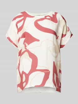 Tom Tailor Regular fit T-shirt van viscose en een mix van katoen en modal