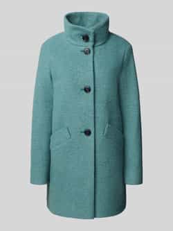 Fuchs Schmitt Lange jas met opstaande kraag en steekzakken