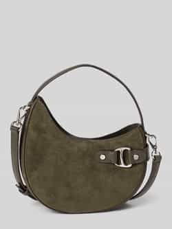 Lauren Ralph Lauren Handtas van runderleer met draagband en schouderband