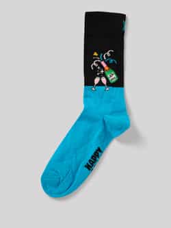 Happy Socks Regular fit sokken met logostitching model 'Let's Celebrate'