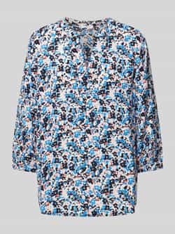 S.Oliver RED LABEL Blouseshirt van viscose met tuniekkraag