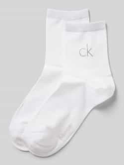 CK Calvin Klein Sokken met labelprint in een set van 2 paar