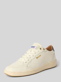 Blauer USA Sneakers van leermix met logodetail model 'Murray'
