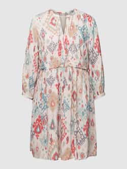 Jake*s Collection Mini-jurk met grafisch all-over motief