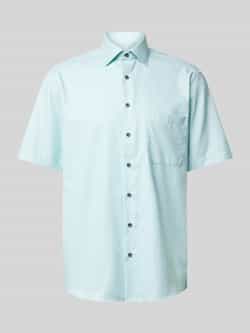 Eterna Overhemd met korte mouwen Comfort fit NON IRON (strijkvrij)
