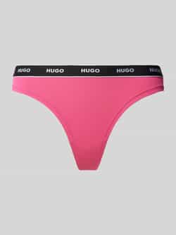 HUGO String met elastische band met label model 'Carousel'