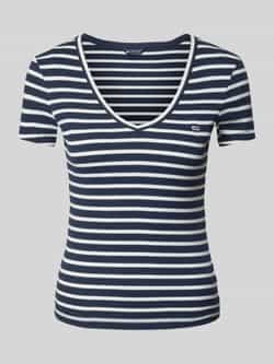 TOMMY JEANS T-shirt TJW SLIM ESSENTIAL RIB V SS