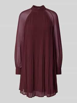 Jake*s Collection Knielange jurk met plissévouwen