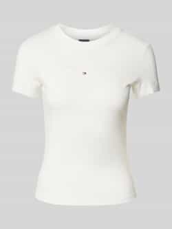Tommy Hilfiger Overhemd Klassiek T-shirt met logo korte mouw en ronde hals