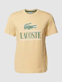 Lacoste T-shirt met labelprint