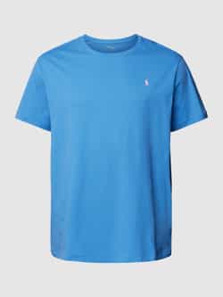 POLO Ralph Lauren Big & Tall regular fit T-shirt met logo new england blue