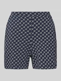 JOOP! Collection Regular fit korte pyjamabroek van katoenmix met steekzakken opzij