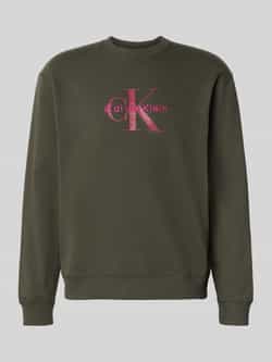 Calvin Klein Jeans Regular fit sweatshirt met logoprint model 'Terry'