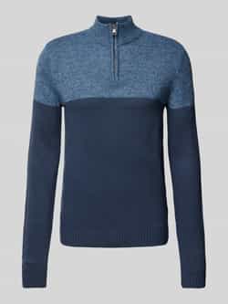 Blend Gebreide pullover met opstaande kraag