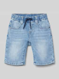 S.Oliver denim short medium blue denim Korte broek Blauw Jongens Stretchkatoen 104