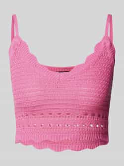 Gina Tricot Gebreide top met verstelbare bandjes model 'Sadie'