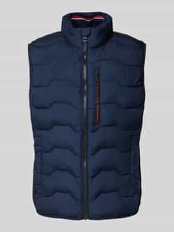 Tom Tailor Regular fit bodywarmer met borstzak met rits