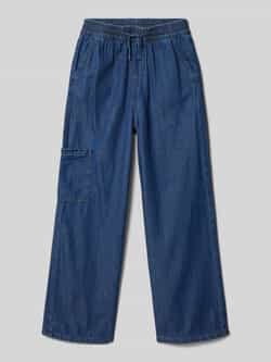 S.Oliver RED LABEL Wide leg jeans van zuiver katoen