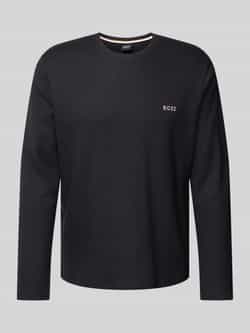 Boss Shirt met lange mouwen en labelstitching