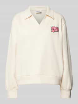 Noisy May Sweatshirt met stitching model 'BELIEVE'