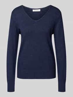 Christian Berg Woman Regular fit shirt van lange mouwen van viscosemix in gebreide look