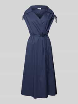 Marella Midi-jurk met strikceintuur model 'RIVERA'