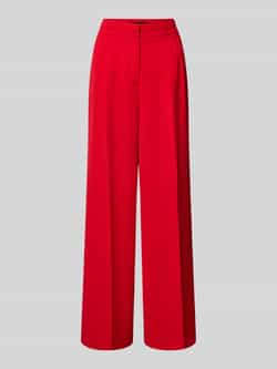 MORE & MORE Straight leg stoffen broek met elastische band