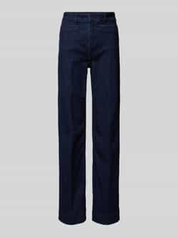 Christian Berg Woman Wide leg jeans met steek- en achterzakken