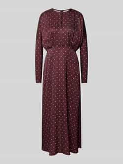 Jake*s Collection Maxi-jurk met druppelvormige hals