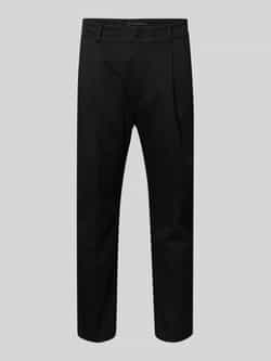 Drykorn Stoffen broek met bandplooien model 'chasy'