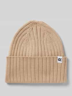 Opus Beanie met labeldetail model 'Adela'