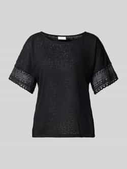 Vila T-shirt van gehaakt kant model 'NULAN'
