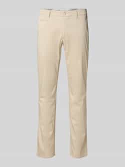 BRAX Regular fit chino met structuurmotief model 'FABIO'
