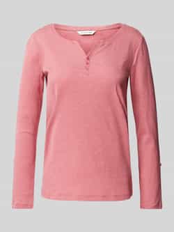 Tom Tailor Regular fit shirt met lange mouwen en biologische katoen